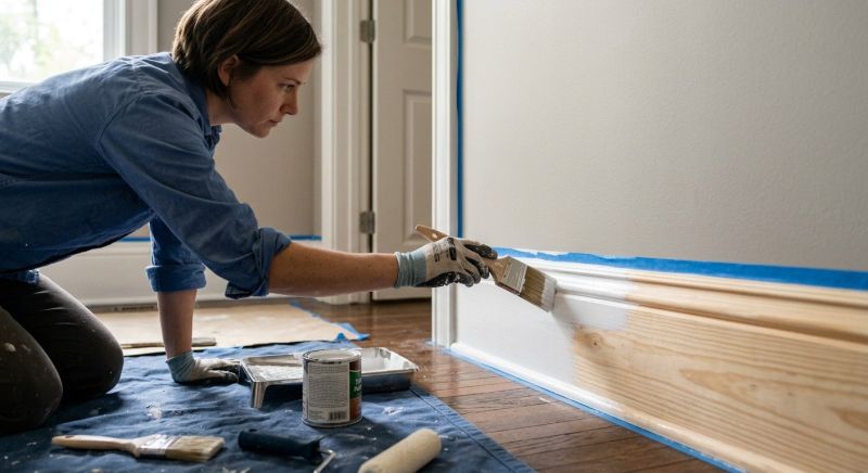 Baseboards Painting in Kansas City, KS