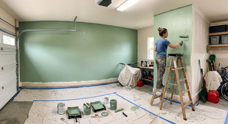 Garage Walls Painting in Wilmington, NC