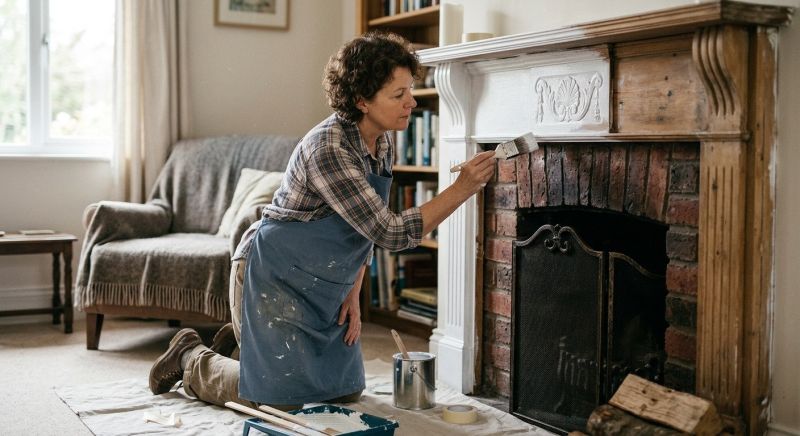 Mantel Painting in Waco, TX