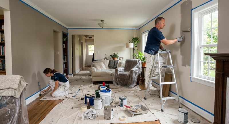 Residential Interior Painting in Kansas City, KS