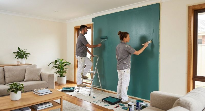 Accent Wall Painting in Kansas City, KS