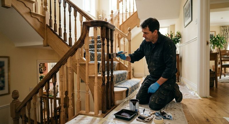 Banister Painting in Kansas City, KS