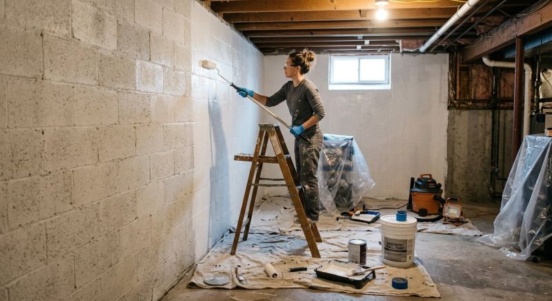 Basement Painting in Kansas City, KS