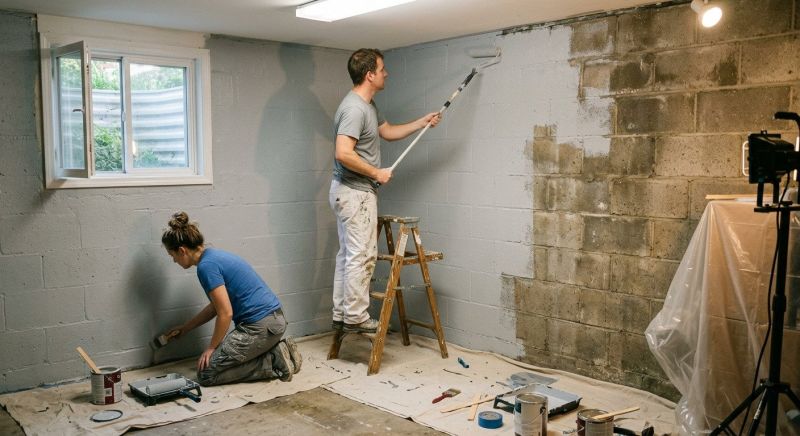 Basement Painting in Wilmington, NC