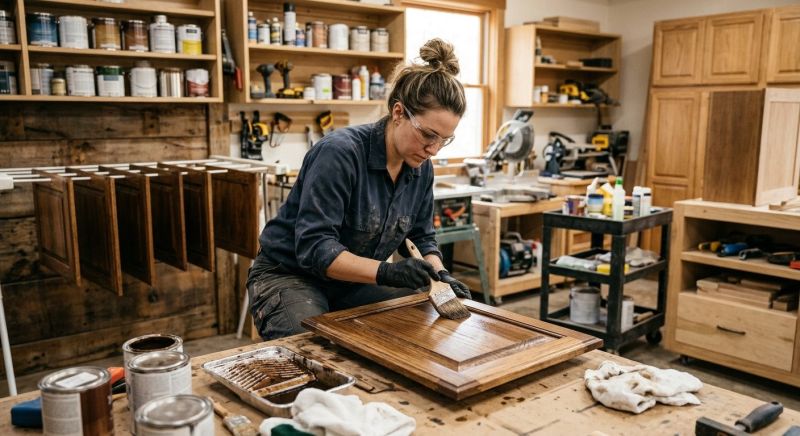 Cabinet Staining Service in Cincinnati, OH