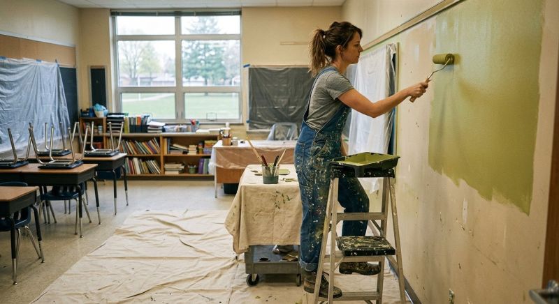 Classroom Painting in Arvada, CO