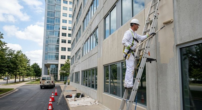 Commercial Concrete Painting in Longmont, CO