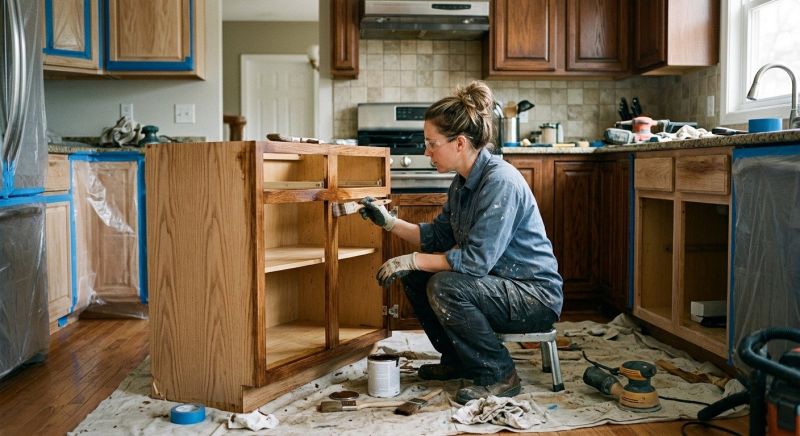 Cupboard Refinishing in Terre Haute, IN