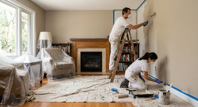 Den Painting in Wilmington, NC
