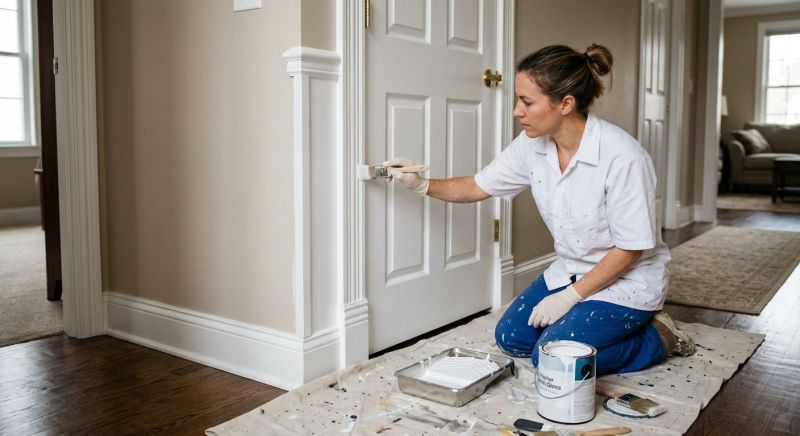 Door Trim Painting in Waco, TX