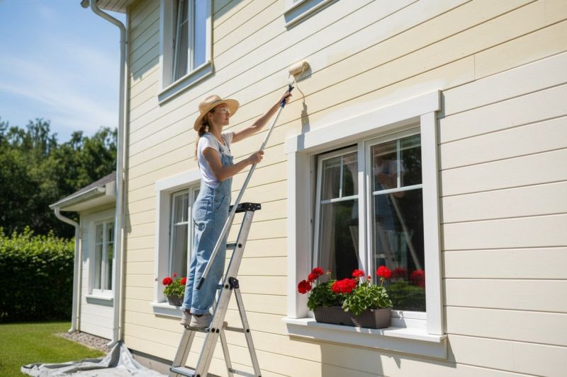 Fascia Painting in Waco, TX