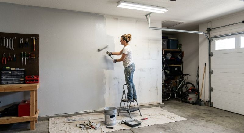 Garage Walls Painting in Wilmington, NC