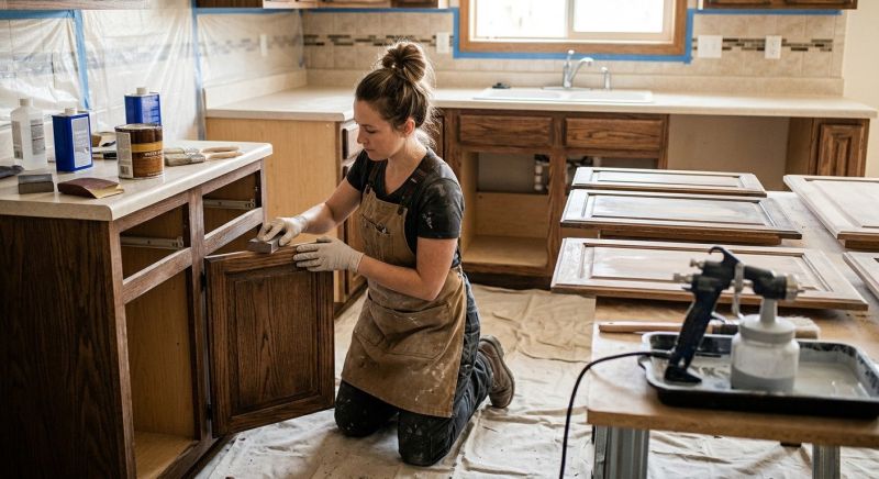 Kitchen Cabinet Refinishing in Muncie, IN