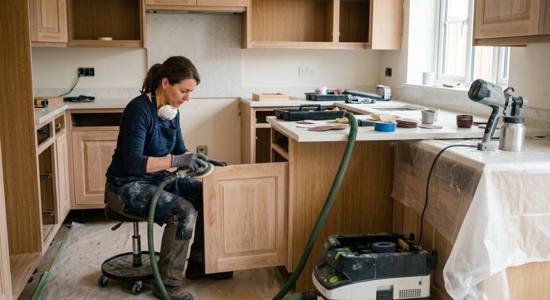 Kitchen Cupboard Refinishing in Dayton, OH