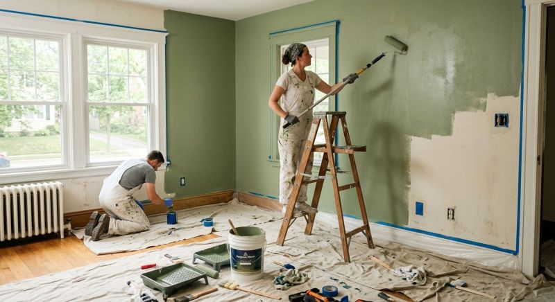 Laundry Room Painting in Waco, TX