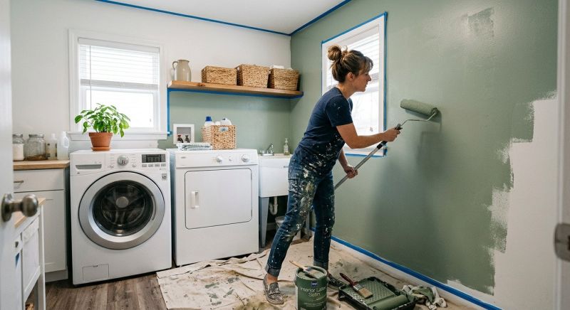 Laundry Room Painting in Wilmington, NC