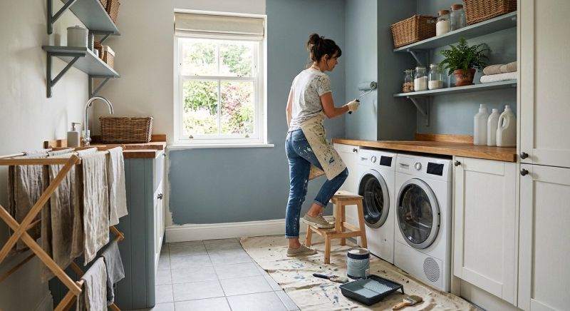 Laundry Room Painting in Wilmington, NC