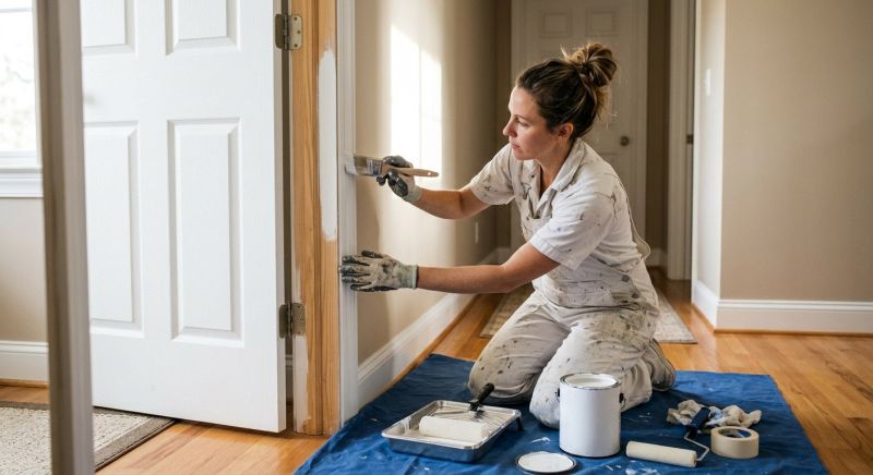 Mantel Painting in Waco, TX