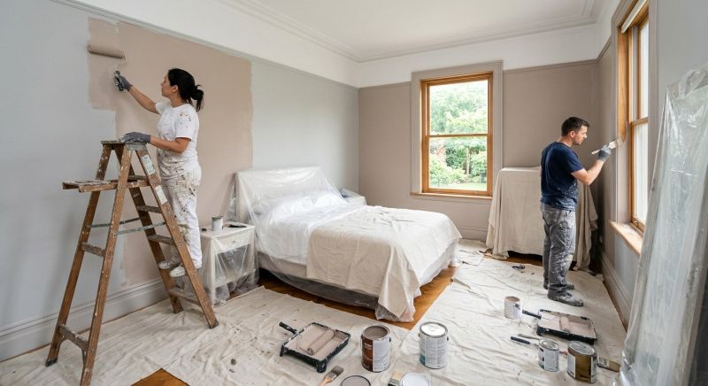 Master Bedroom Painting in Wilmington, NC