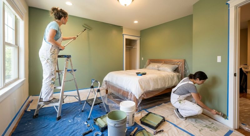 Master Bedroom Painting in Wilmington, NC