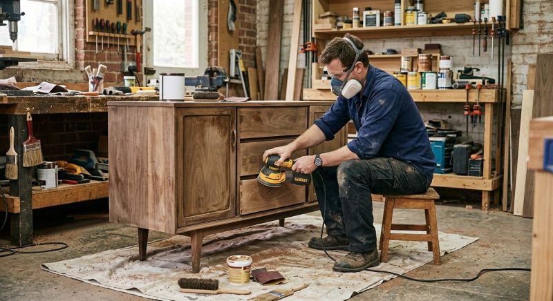 Oak Cabinet Refinishing in Carmel, IN