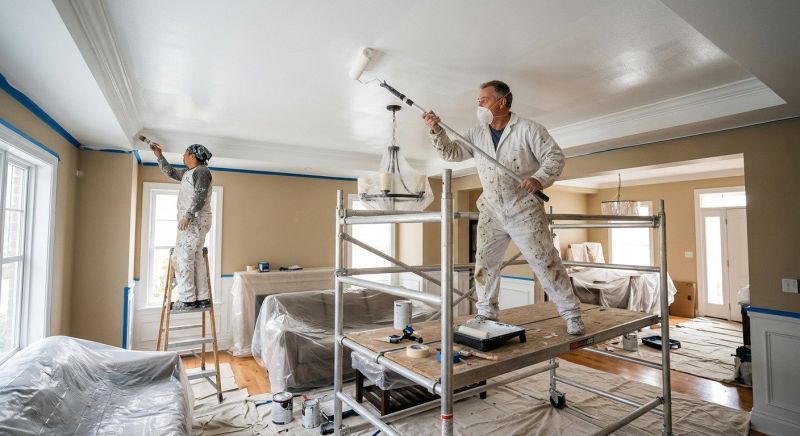 Popcorn Ceiling Painting in Wilmington, NC