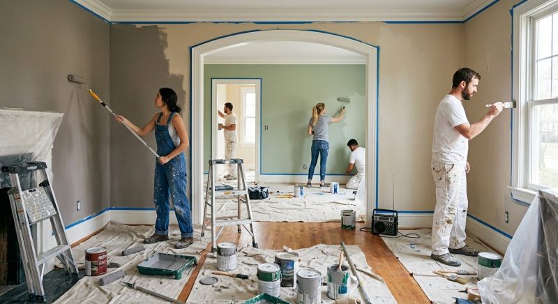 Residential Interior Painting in Kansas City, KS