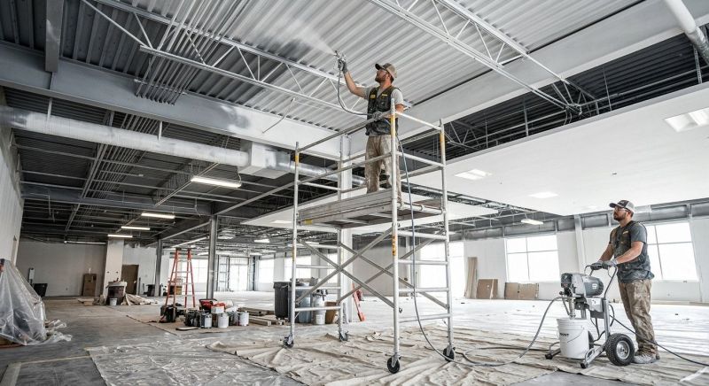 Retail Ceiling Painting in Boulder, CO