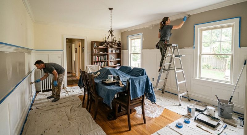 Sunroom Painting in Wilmington, NC