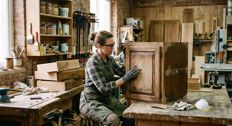 Wood Cabinet Refinishing in Terre Haute, IN