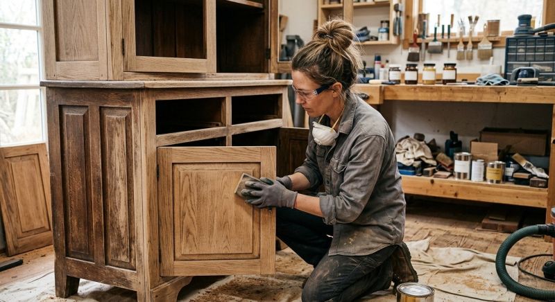 Wood Cabinet Refinishing in Kokomo, IN