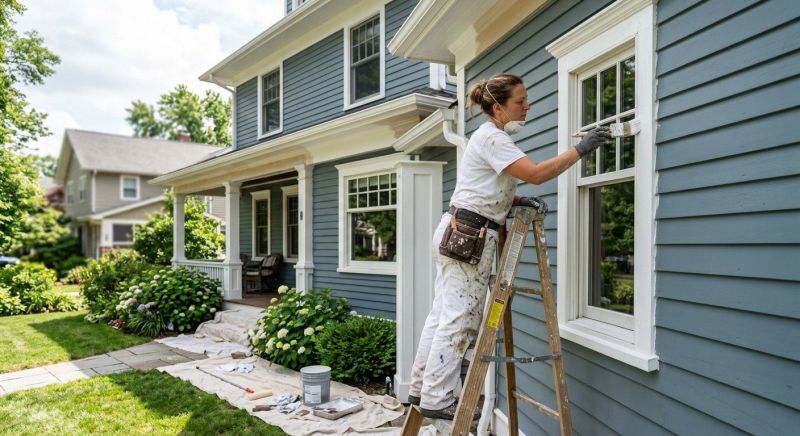 Wood Trim Painting in Waco, TX